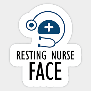 Nurse - Resting Nurse Face Sticker